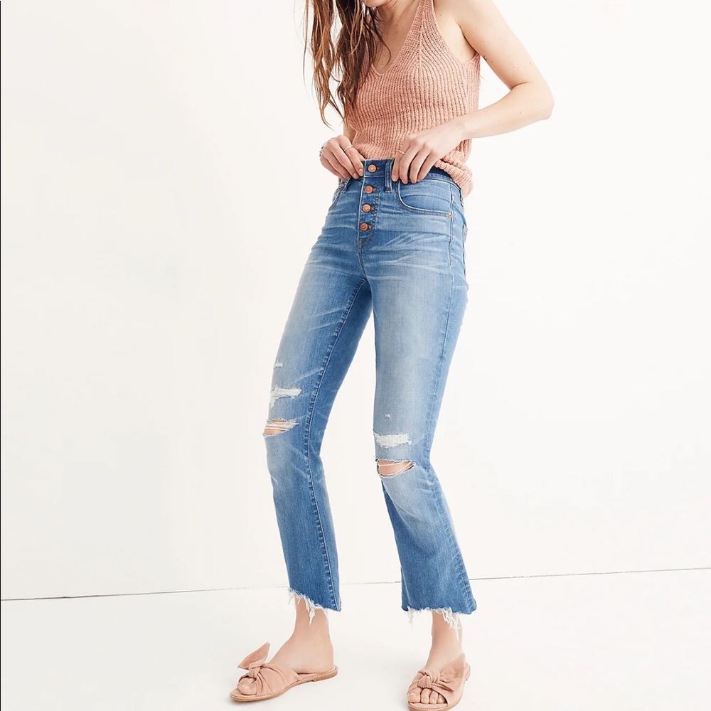 Madewell Cali Demi Boot Jeans!!
